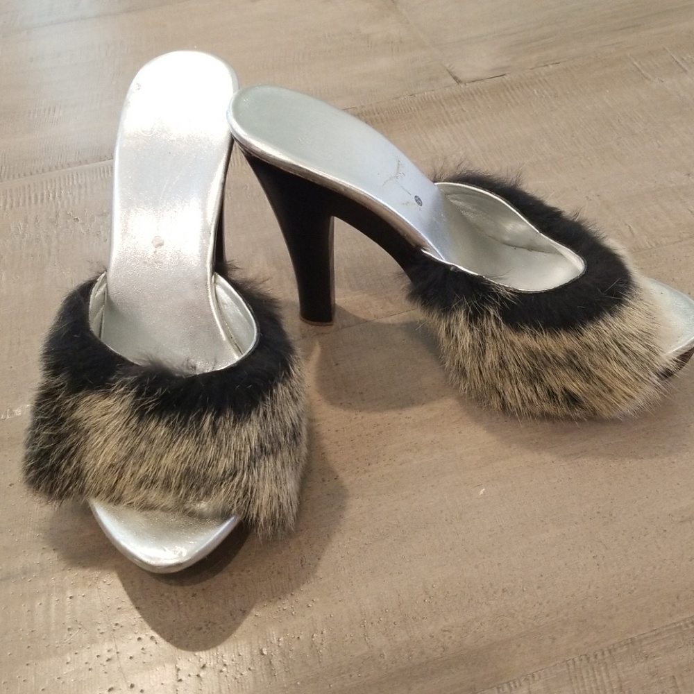 Furry slippers